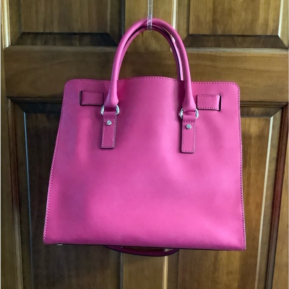 MICHEAL Micheal Kors Hamilton Fuchsia NWT From Macys Never Been Used! - Picture 3 of 14